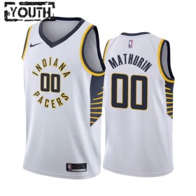 Dres Indiana Pacers Bennedict Mathurin 00 Nike 2022-23 Association Edition Bijela Swingman - Dječji